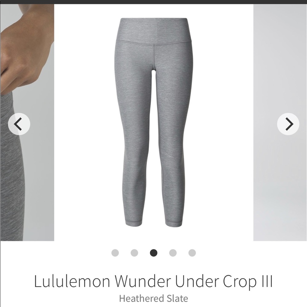 Lululemon Wunder under crop